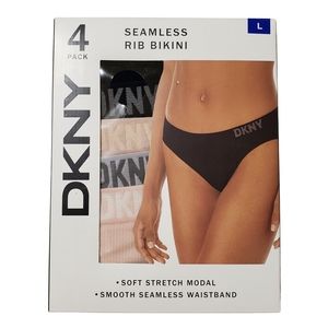 DKNY Women's Seamless Rib Bikini Underwear NWT